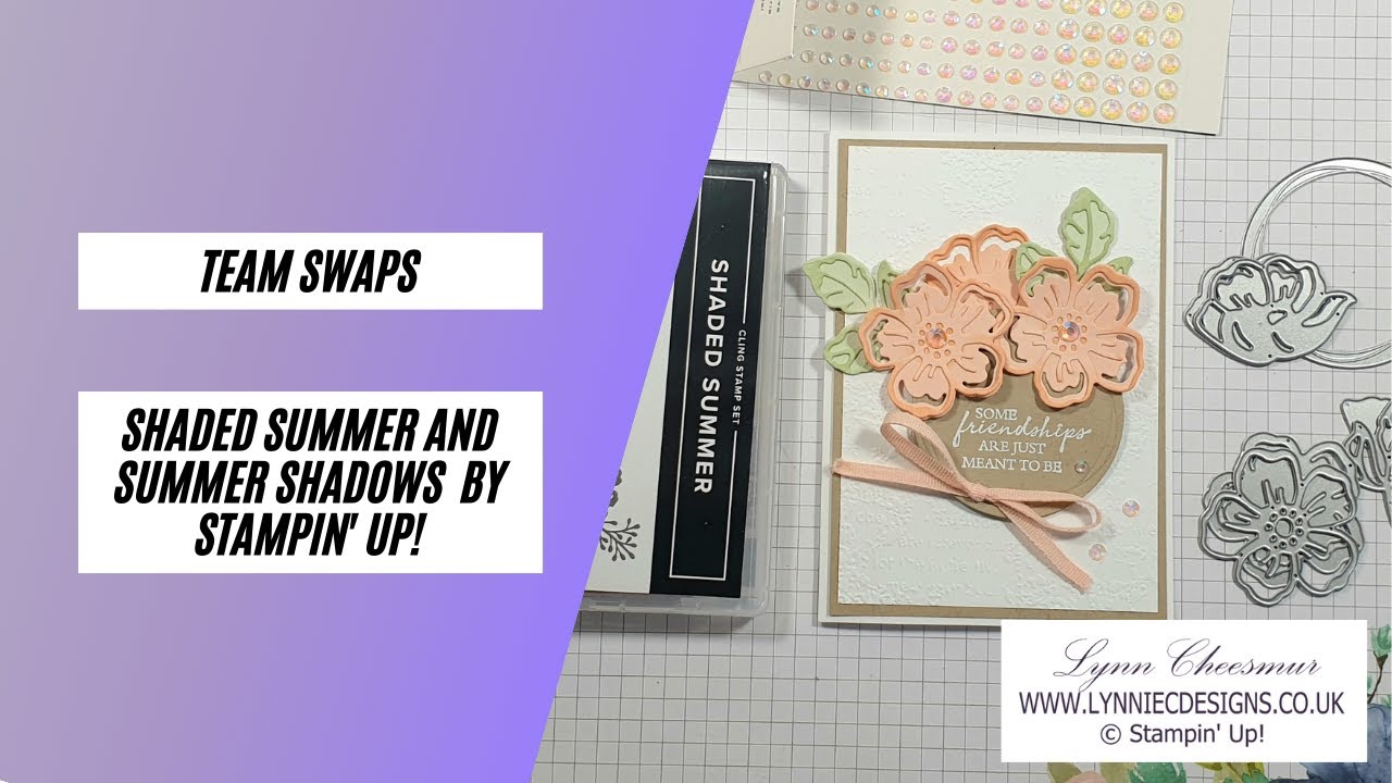 Shaded Summer stamp set and Summer Shadows dies by Stampin' Up! - YouTube