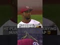 Thinking about when Victor Robles was telling the Praying Mantis on his cap how many outs there were