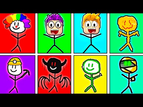 UNLOCKING *NEW* SECRET ROBLOX FIND THE STICKMEN!? (ALL STICKMEN UNLOCKED!)