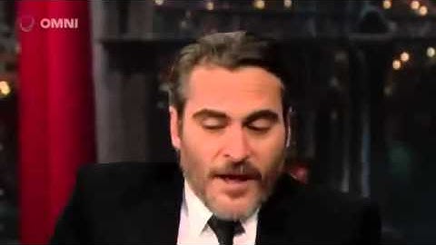 Joaquin Phoenix on David Letterman Full Interview