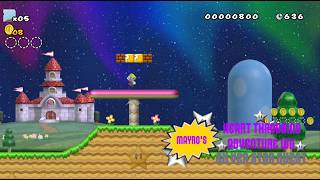 MHTAWII(Silver Star Quest)/NSMBWII custom level: Star Stretch Road