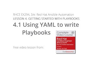 Write Ansible Playbooks with YAML - Ansible Playbook Example