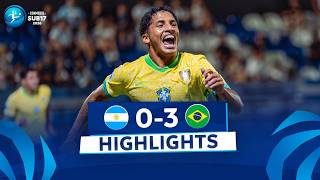 ARGENTINA vs. BRASIL [0-3] | RESUMEN | CONMEBOL SUB17 | FASE DE GRUPOS