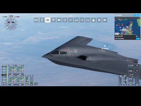 PC MSFS2020 B2 SPIRITS 爆撃機でKamikaze Attack