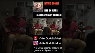 David Bowie - Life On Mars (Arranged for 2 Guitars) #davidbowie #lifeonmars