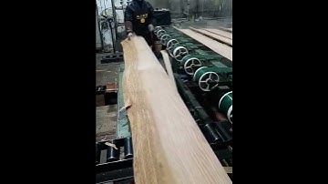 Natural wood bark cutting process- Good tools and machinery make work easy