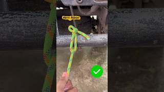 Trik tali derek mudah di lepas #reel #knot #tricks #rope #tutorial #tips101 #tipspraktis