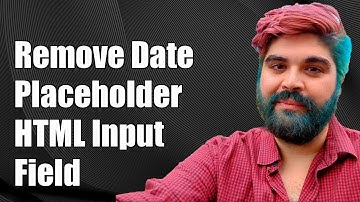 How to Remove Default mm/dd/yyyy Placeholder in HTML Input Type Date Field