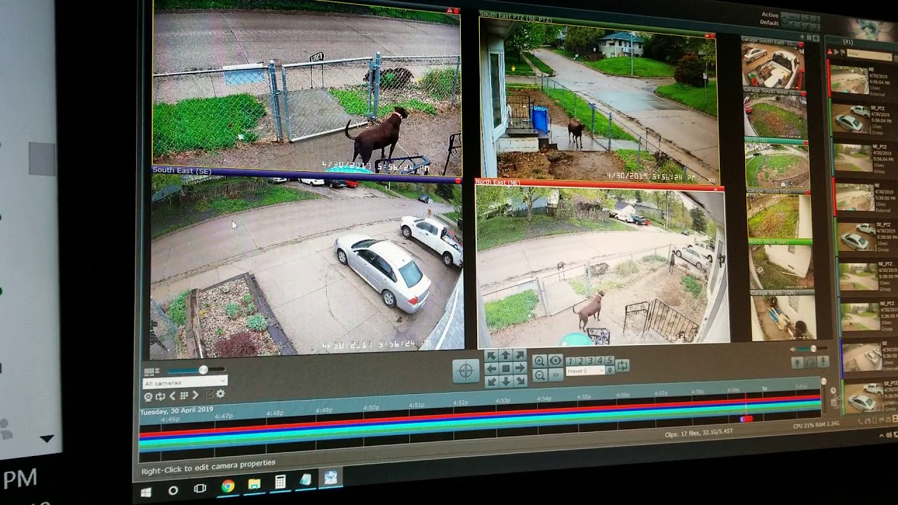 Blue Iris preset triggering