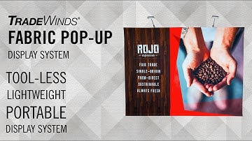 TradeWinds® Fabric Pop-Up Display System | Skyline Exhibits