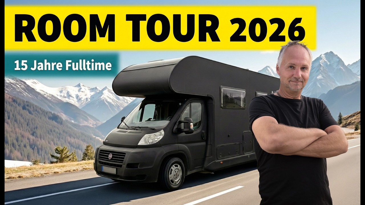 15 JAHRE FULLTIME IM WOHNMOBIL - mehr Autarkie geht nicht! Room Tour 2026