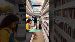 Tesla Electric Bus is a business building on wheels, autonomous self driving transport nomadic life