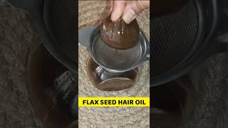 Hair Growth Oil: DIY Flax Seeds oil For Fast Hair Growth #diy #hair #beauty #haircare #shorts