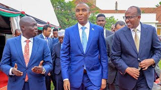 DP Gachagua receives Somalia's Prime Minister  Hamza Barre in Karen!