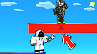 I Trolled Minibloxia In Bedwars And He Got Mad Roblox Bedwars