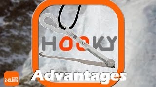 Hook to thread abalakovs HOOKY E-Climb.com. Advantages