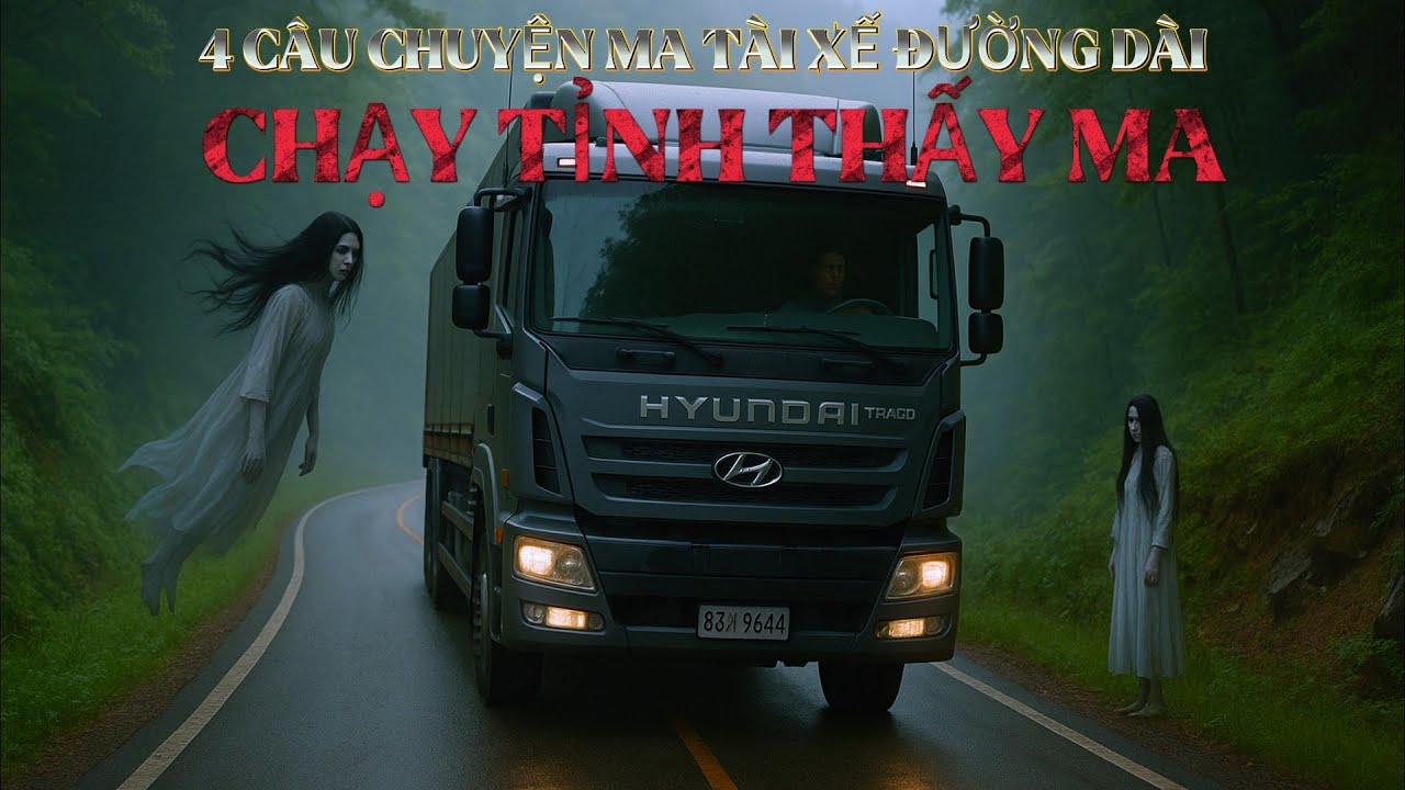 Tổng Hợp 4 Câu Chuyện Ma Tài Xế Đường Dài - Chạy Tỉnh Thấy MA Kinh Dị | Truyện Kể Đêm