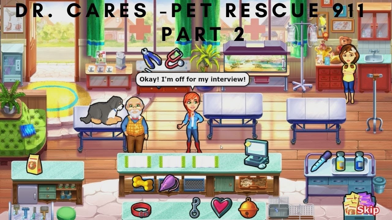 Dr. Cares - Pet Rescue 911 凱爾斯醫生 - 寵物救援911 Part 2 - YouTube