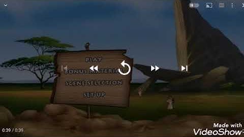 Lion King 3 Hakuna Matata Disc 1 Menu
