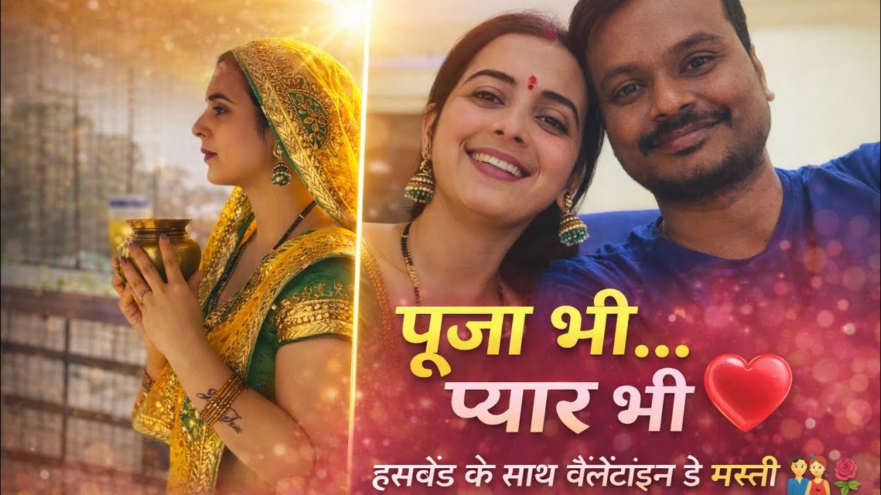 Bhakti Aur Prem 💛 Valentine With Husband