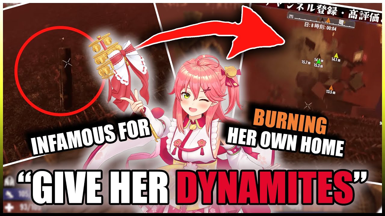 Never Let Mikochi Handle Explosives - Hololive 7 Days to Die Funny Moments