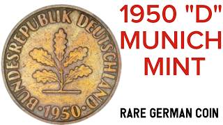 1950 D Germany 10 Pfennig Coin Worth $5670 Rare German Coin Value Hidden Treasure Revealed