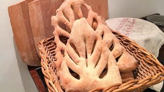 Shaping Fougasse and Bread Twists at The Bertinet Kitchen Cookery School - Bath, England