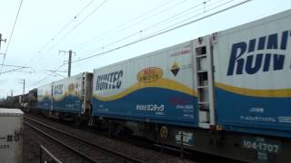 JR貨物 1050レ EF210 140号機 シンパ コキ26両 2014年1月26日