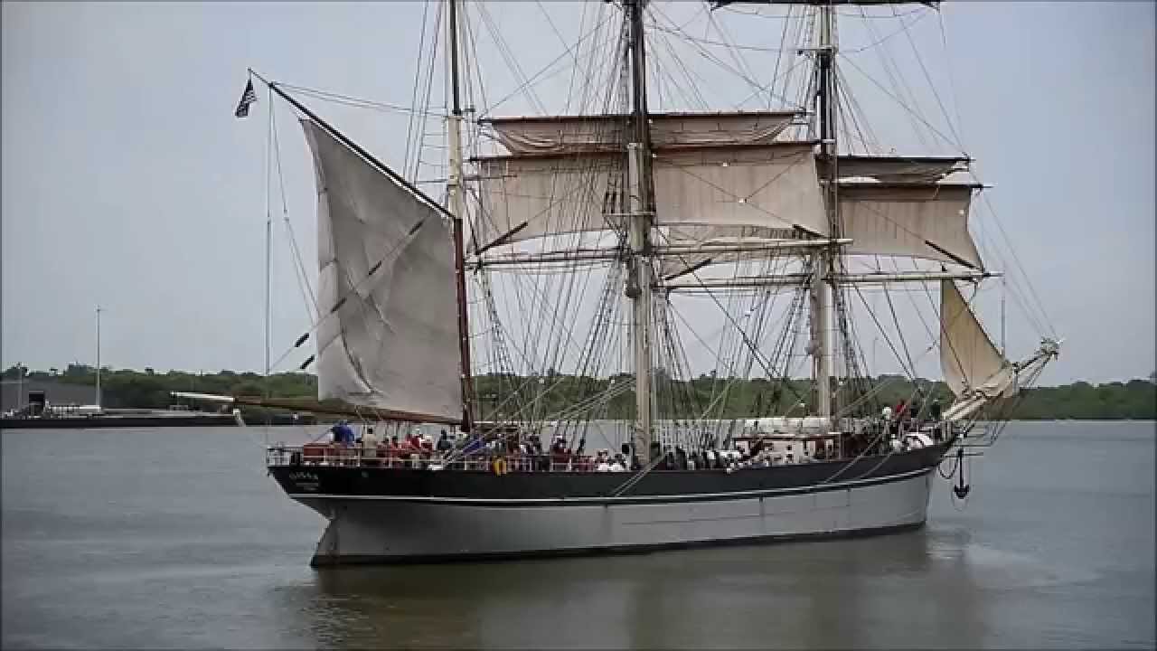 2015 Elissa Departing The Dock Under Sail YouTube