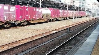 EF66 129号機牽引名古屋タ発稲沢行3092レ名古屋通過