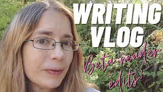 Writing Vlog: Beta Reader Feedback! #authortube
