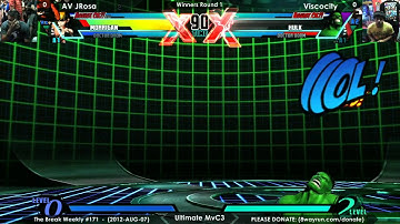 The Break #171 - UMvC3 W1 - AV JRosa VS Viscocity