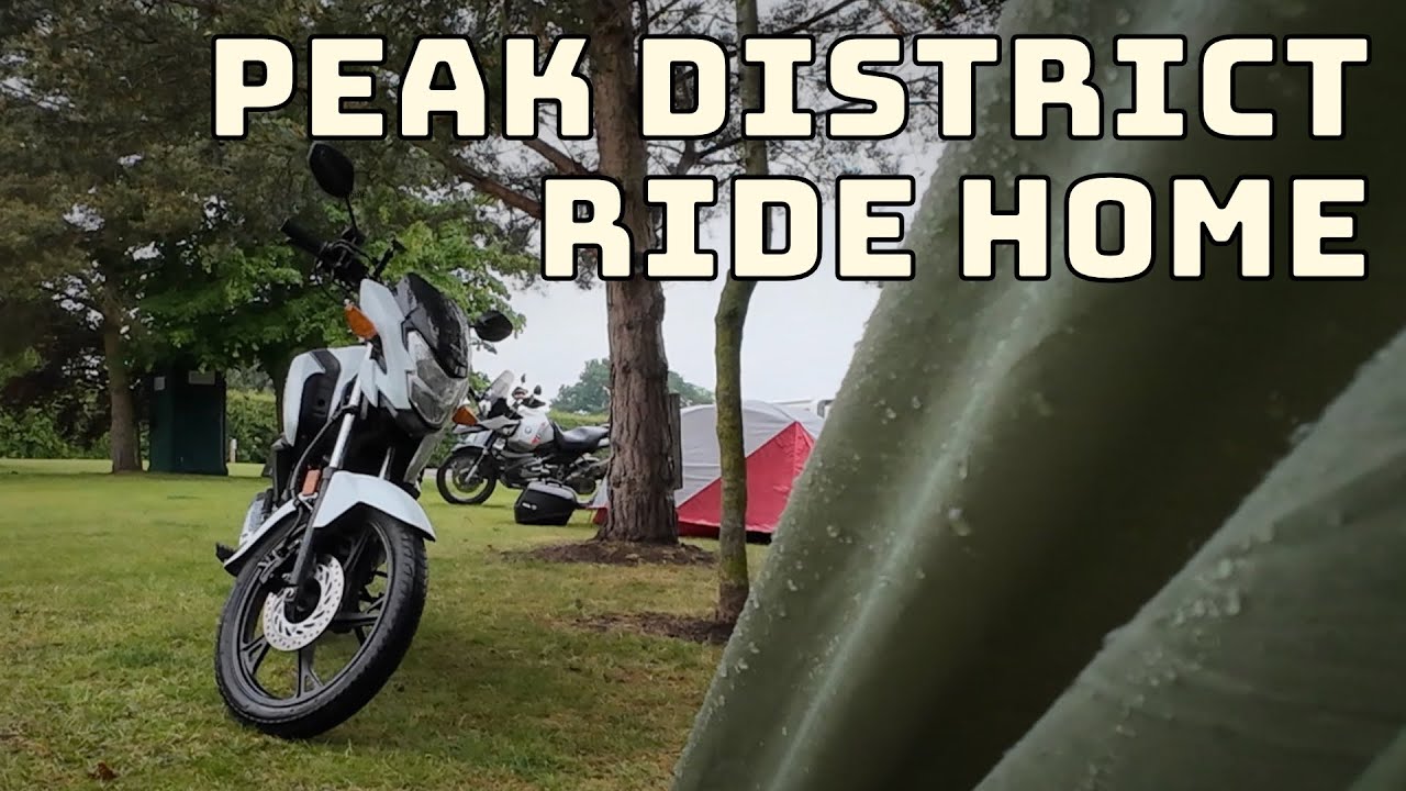 Dodging rain and driving home from York through the Peak District