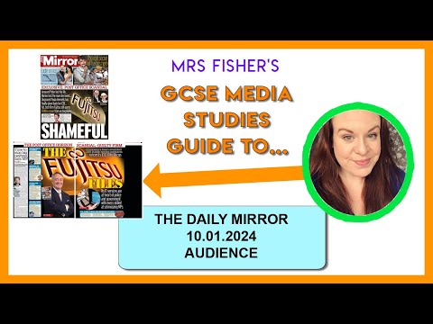 GCSE Media - The Daily Mirror 10.01.24 - Audience