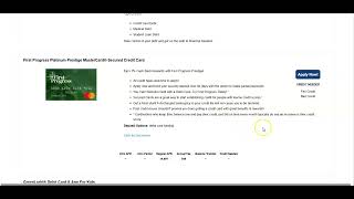 💳 First Progress Prestige Secured Card: Build Credit + Earn 1% Cash Back! 🚀🔥