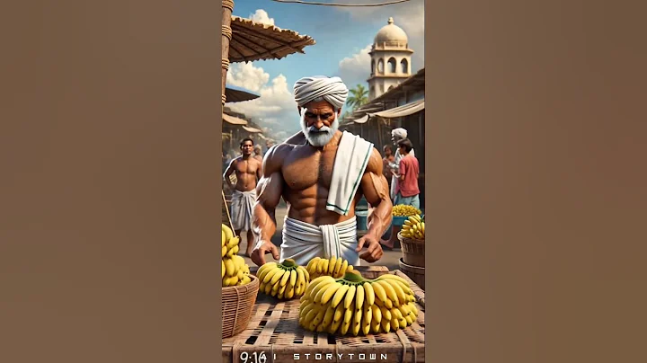 Farmer plucked and ate a lot of bananas but still the girl set the banana garden on fire #ai #farmer