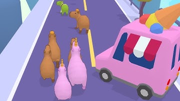 MAX LEVEL in Capybara Rush - Gameplay Android,ios (Levels 51-60)