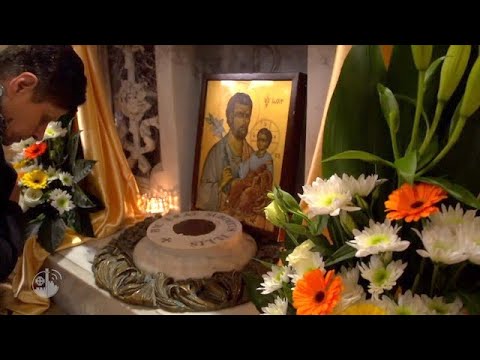 الاحتفال بعيد القديس يوسف في المكان الذي عاشت فيه الع