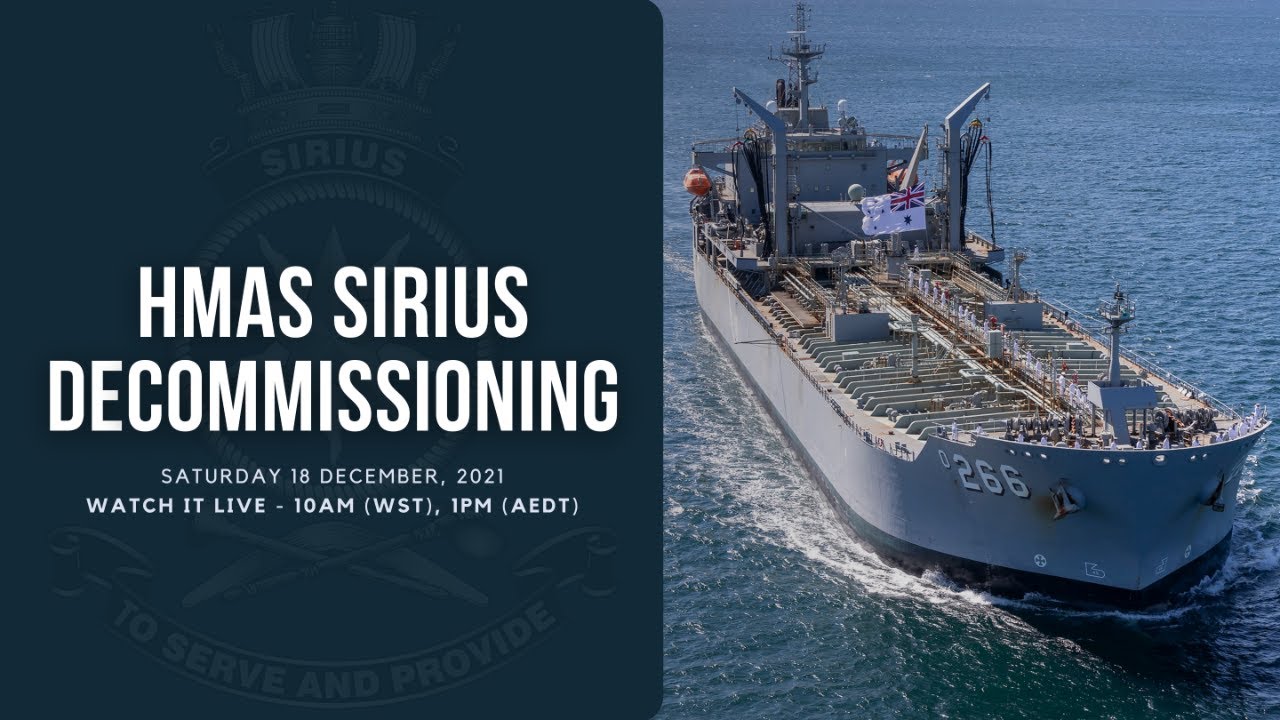 HMAS Sirius Decommissioning