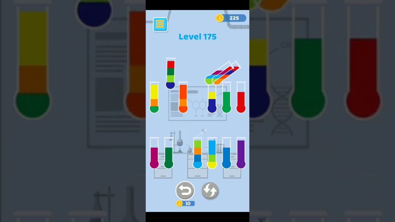 Complete Lab Liquid Sorting Normal Mod Level 171 to Level 180