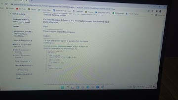 #NPTEL course Introduction To Programing In C week1, Assignment 1( Question 1,2,3) solution ..