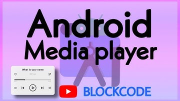 Android MediaPlayer use in app . play audio  - Blockcode