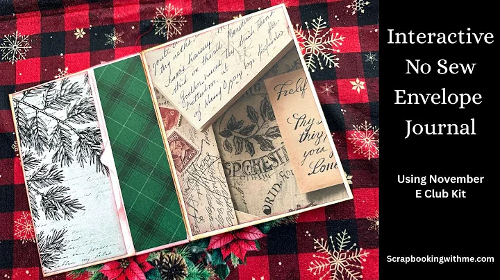 NO SEW INTERACTIVE ENVELOPE JOURNAL - QUICK AND EASY