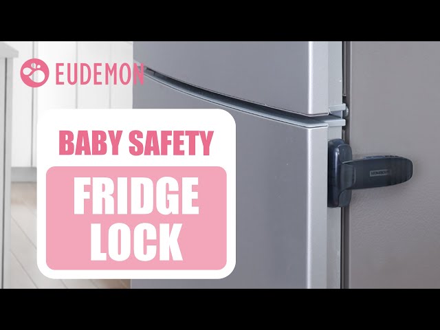 2 Pcs Fridge Lock, Refrigerator Lock for Children, Mini Fridge