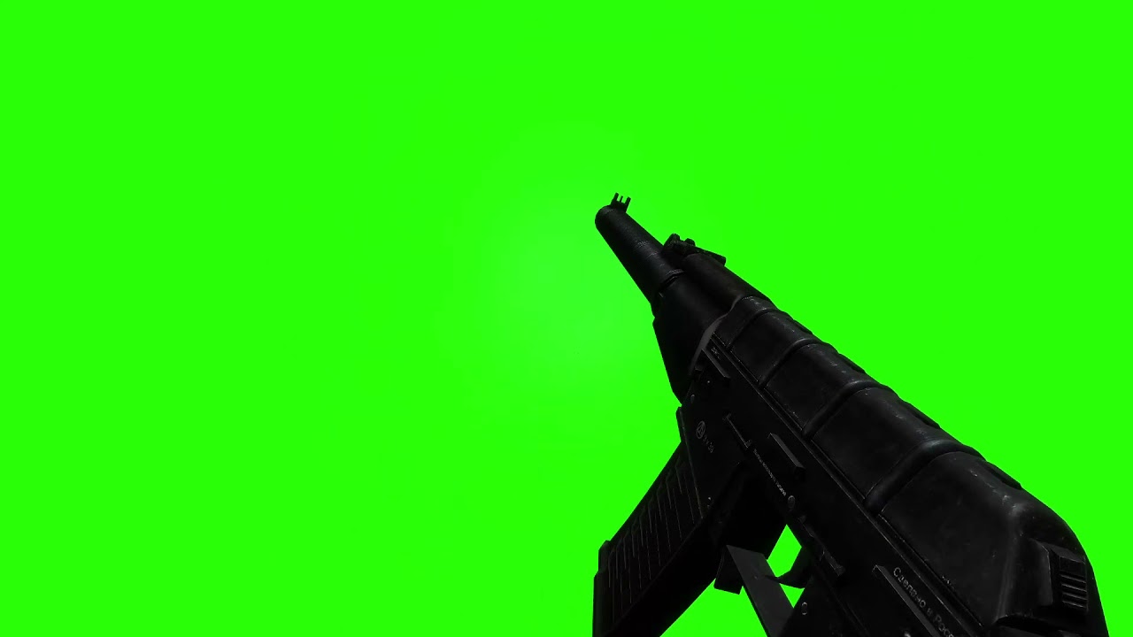 M9K - AS VAL Assault Rifle in First Person [GREEN SCREEN] - YouTube