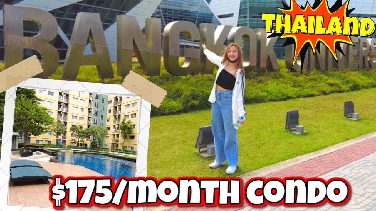 Квартира моей дочери в районе университета Бангкока за 175 долларов в месяц (сдана в аренду, но н...