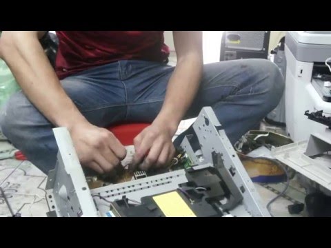 Video Hướng dẫn thay bao lụa, lô ép máy in hp 2014 Part 1... - youtube