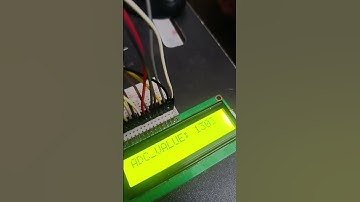 STM32F446RE MICROCONTROLLER LCD  ADC SENSOR DATA STREAM