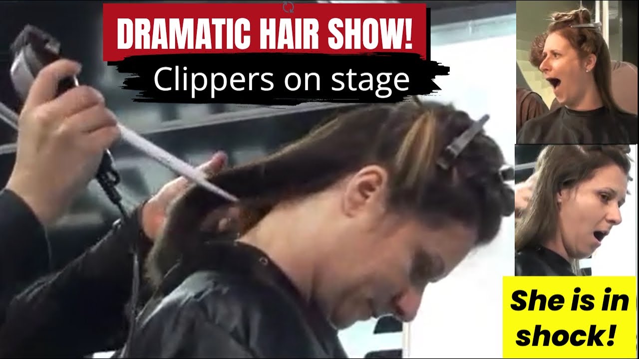 PURE PANIC ON STAGE! 😱 The Most Expressive Hair Show Transformation Ever!
