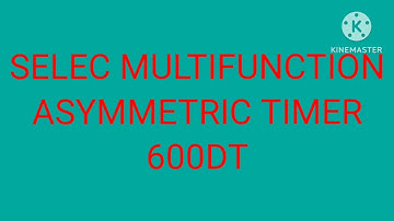Selec 600DT Timer settings and connection. Malayalam video.